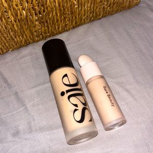 sais foundation shade 1 and rare beauty concealer in 160C (selling together)🎀
